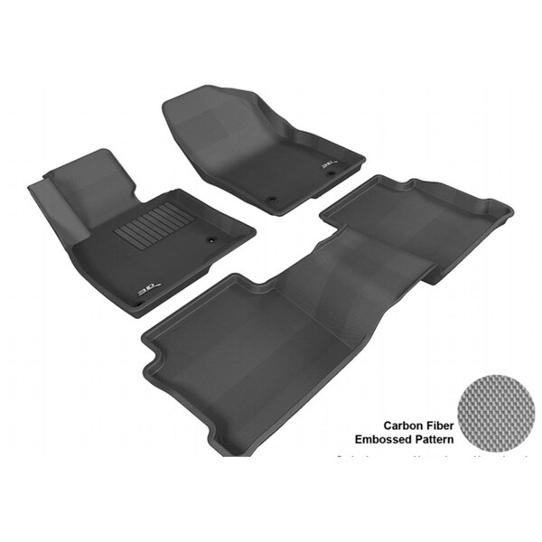 3D Maxpider MAZDA MAZDA6 2014 KAGU BLACK R1 R2 Floor Mat 3D584243 - main